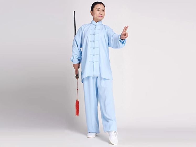 Tai Chi Clothing Long-sleeve Casual Style Linen Suit